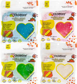ChildGen Natural Playdough - Glitter Set
