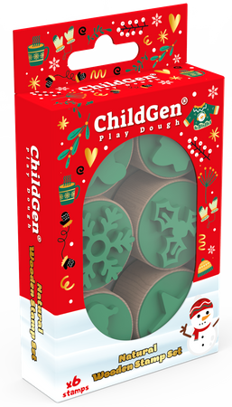 ChildGen Wooden Stamps- Christmas Edition