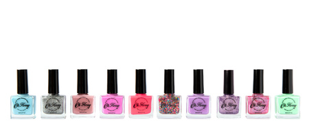 Oh Flossy, Lakier do paznokci Srebrny Brokat, 12 ml, bio brokat, roślinna formuła SILVER GLITTER
