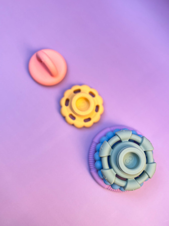 Jellystone, Silikonowa piramida, gryzaki krążki, GELATO