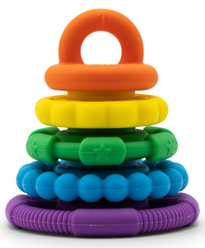 Jellystone, Silikonowa piramida, gryzaki krążki, Rainbow, Tęcza