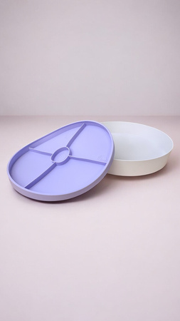 Jellystone, Tacka sensoryczna Play Tray 2w1Lilac, kolor fioletowy