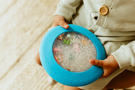 Jellystone, Peekaboo Sensory Bag BEACH