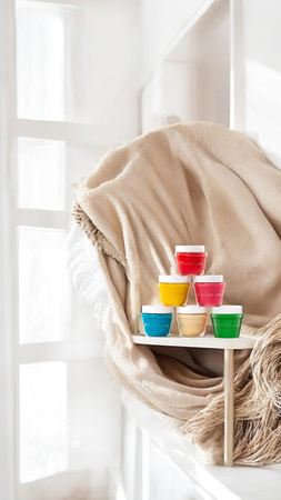PLAY DOUGH JAR 6 PCS