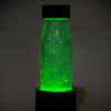 Petit Boum, ZESTAW Lampka sensoryczna LED Magic Light Base + butelka przepływowa FLOAT Srebrna SILVER