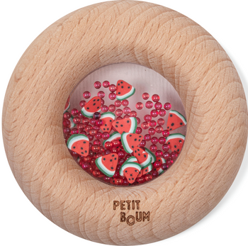 Petit Boum, Drewniana grzechotka sensoryczna, Arbuz