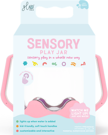 Glo Pals, Sensory Play Jar- Bubblegum