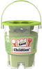 ChildGen, Piasek kinetyczny z foremką, 100% naturalny, 500g, kolor ZIELONY, zapach brzoskwiniowy