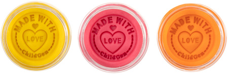 ChildGen Natural Playdough - Trio (yellow, pink, and orange)