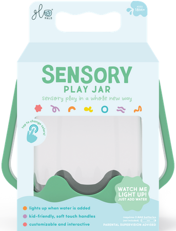 Glo Pals, Sensory Play Jar- Lucky Charm