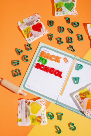 ChildGen Natural Playdough -  ALPHABET