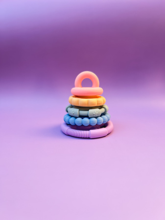 Jellystone, Silikonowa piramida, gryzaki krążki, GELATO