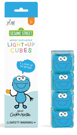 Glo Pals, Cookie Monster Light-Up Cubes