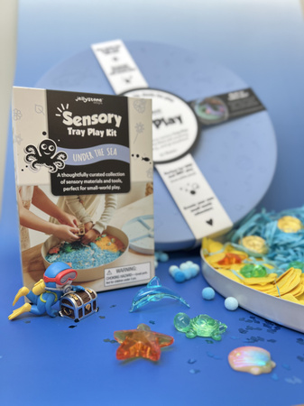 Jellystone, Zestaw sensoryczny Podwodny Świat, wkład do tacki sensorycznej Play Tray