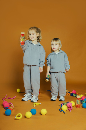 Petit Boum, sensory bottle, two-phase MOVE Spiral Pink