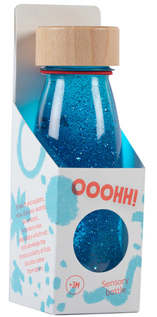 Petit Boum, Butelka sensoryczna FLOAT niebieska
