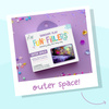 Glo Pals - SPACE Fun Fillers Wkład, figurki, brokaty do słoików, zabaw sensorycznych