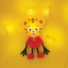 Glo Pals, Postać do kąpieli Tygrysek Daniel - zestaw z dwiema kostkami sensorycznymi świecącymi w wodzie