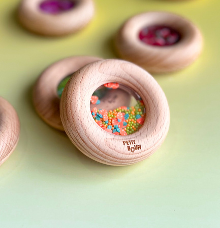Petit Boum, Sensory Rattle, Carrots