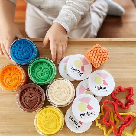 PLAY DOUGH JAR 6 PCS