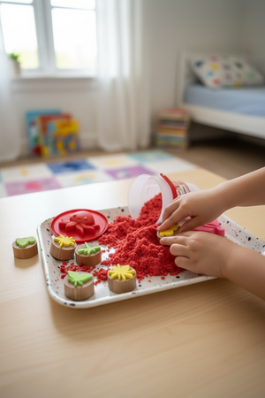 ChildGen MAGICAL SAND 907 GR - RED COLOR