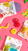 ChildGen, Natural Playdough for Fun, BASIC COLORS, Eco-Pack 6 pcs. Re-Fill Play Dough