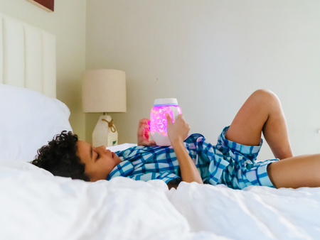 Glo Pals, Sensory Play Jar- Cozy Cloud