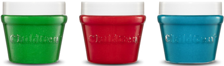 ChildGen Natural Playdough - Trio ( green, blue and red)