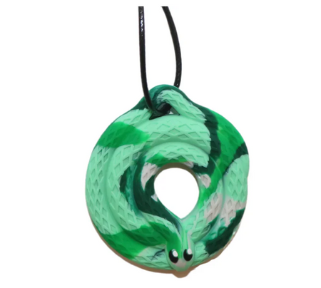 Jellystone, Therapeutic Chew Necklace, Anti-Stress – Forest Snake