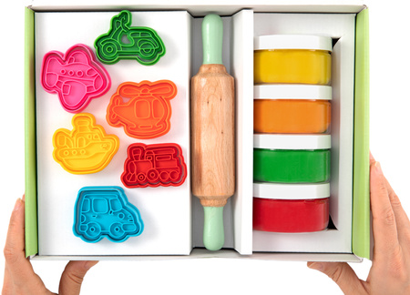 ChildGen Natural Playdough Premium Set - Vehicles