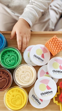 PLAY DOUGH JAR 6 PCS