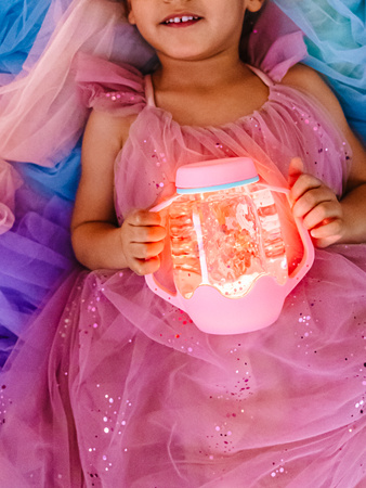 Glo Pals, Sensory Play Jar- Bubblegum
