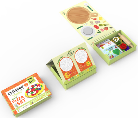 ChildGen Natural Playdough - Pizza Set