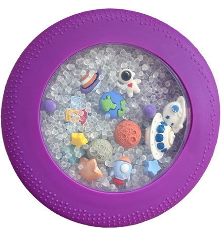 Jellystone, Sensoryczny dysk z figurkami A-Ku-Ku! Peekaboo, motyw Galaktyka