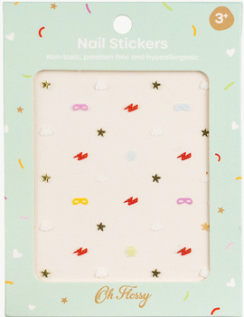Oh Flossy Nail Stickers SUPERHERO