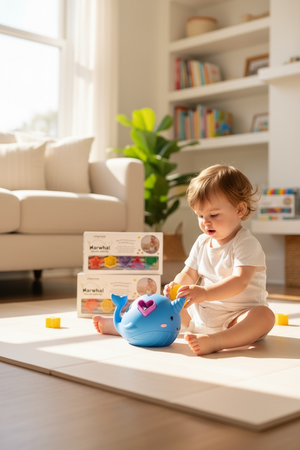 Jellystone, Narwhal Shape Sorter BRIGHT