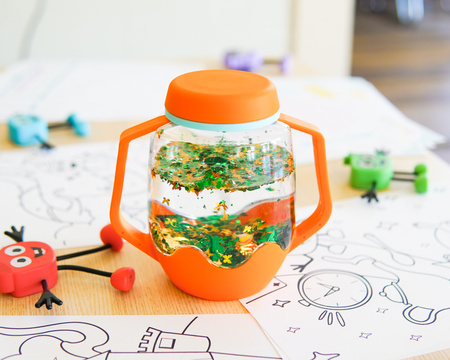 Glo Pals, Sensory Play Jar- Dreamsicle