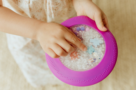 Jellystone, Sensoryczny dysk z figurkami A-Ku-Ku! Peekaboo, motyw Galaktyka