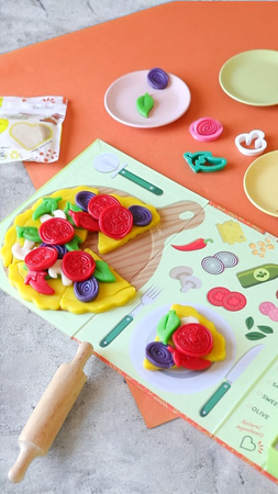 ChildGen Natural Playdough - Pizza Set