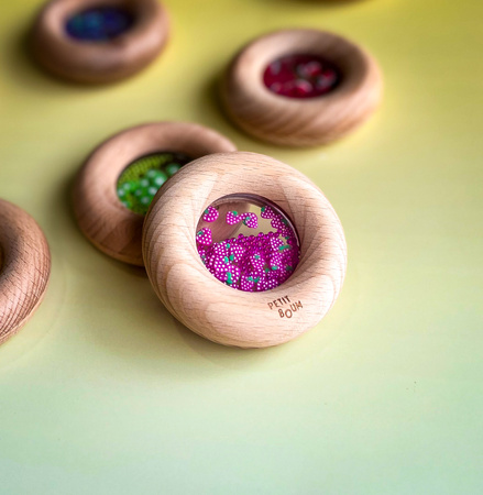 Petit Boum, Sensory Rattle, Grapes