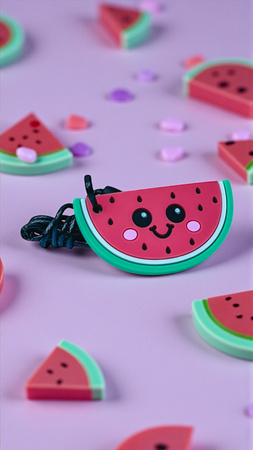 Jellystone, Sensory Chew Necklace – Watermelon