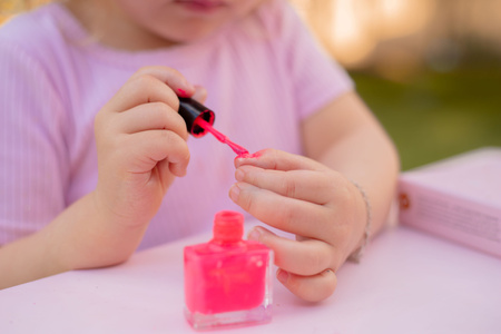 Oh Flossy Hot Pink Nail Polish Set