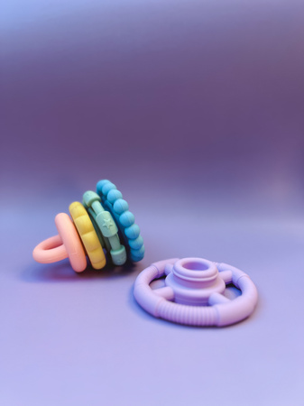 Jellystone, Silikonowa piramida, gryzaki krążki, GELATO