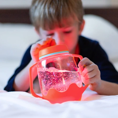 Glo Pals, Sensory Play Jar- Ladybug