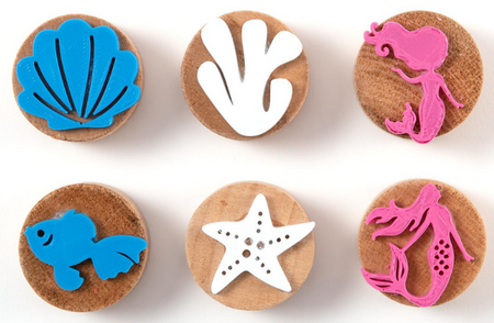 ChildGen Wooden Stamps- MERMAID