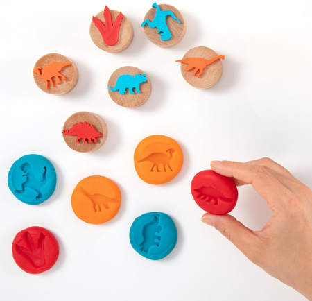 ChildGen Wooden Stamps- DINOSAURS
