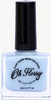 Oh Flossy, Lakier do paznokci Kremowy błękit, 12 ml, bio brokat, roślinna formuła 