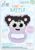 Glo Pals, rattle–teether glowing in the dark, motion-activated – Lumi purple