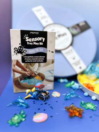 Jellystone, Zestaw sensoryczny Podwodny Świat, wkład do tacki sensorycznej Play Tray