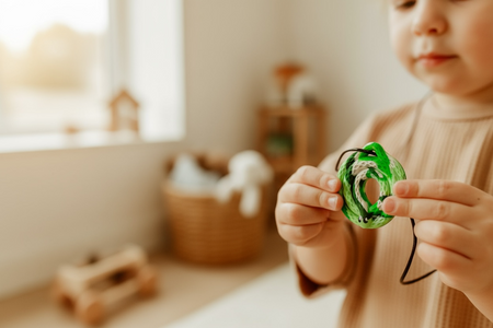 Jellystone, Gryzak terapeutyczny, antystresowy naszyjnik – Leśny Wąż